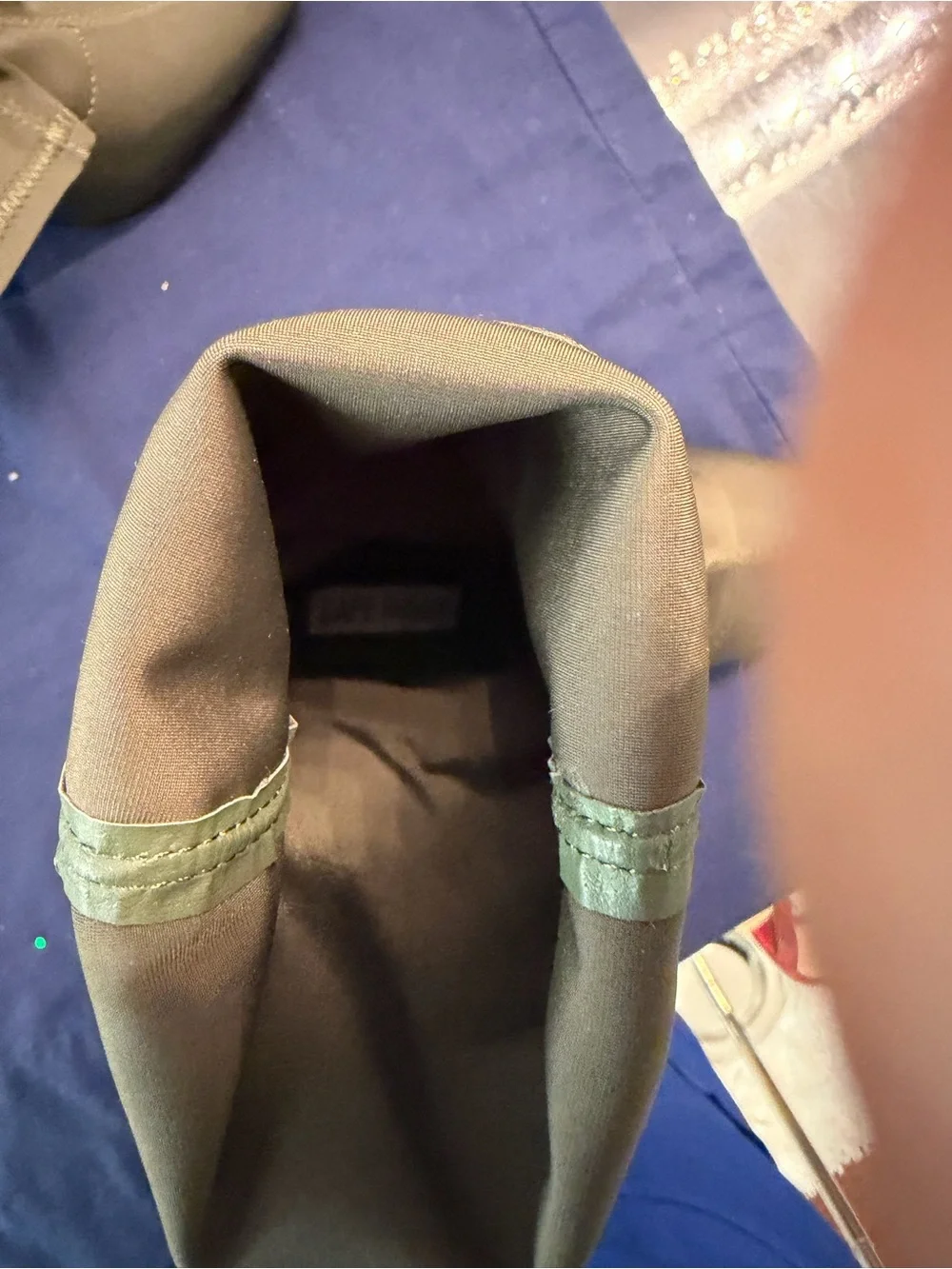 Cape Robbin Olive Pointed Toe Sock Booties